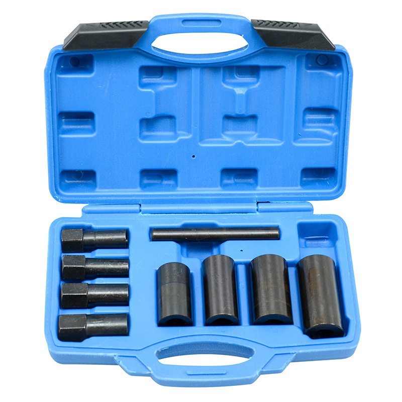 9PCS Wheel Hub Nut Locking Impact Socket Removal Remover Tool Set