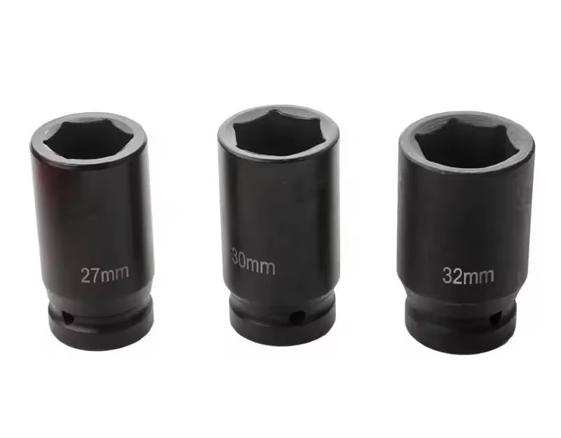 10 PCS 3/4" Drive 22-41mm 6 Point Metric Sockets Deep Impact Socket Set