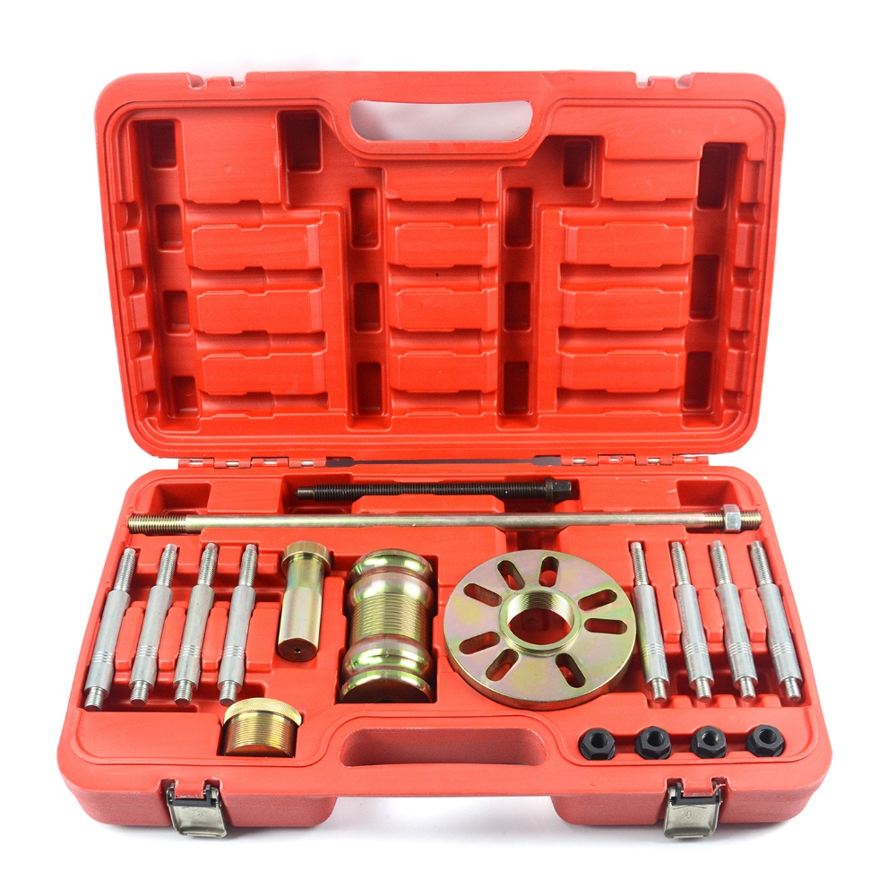 18 PC Heavy Duty Wheel Hub Puller Brake Drums Drive Shaft Removal Tool Set