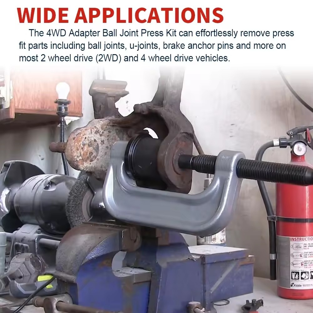 4-in-1 Ball Joint U Joint C Frame Press Service Tool set