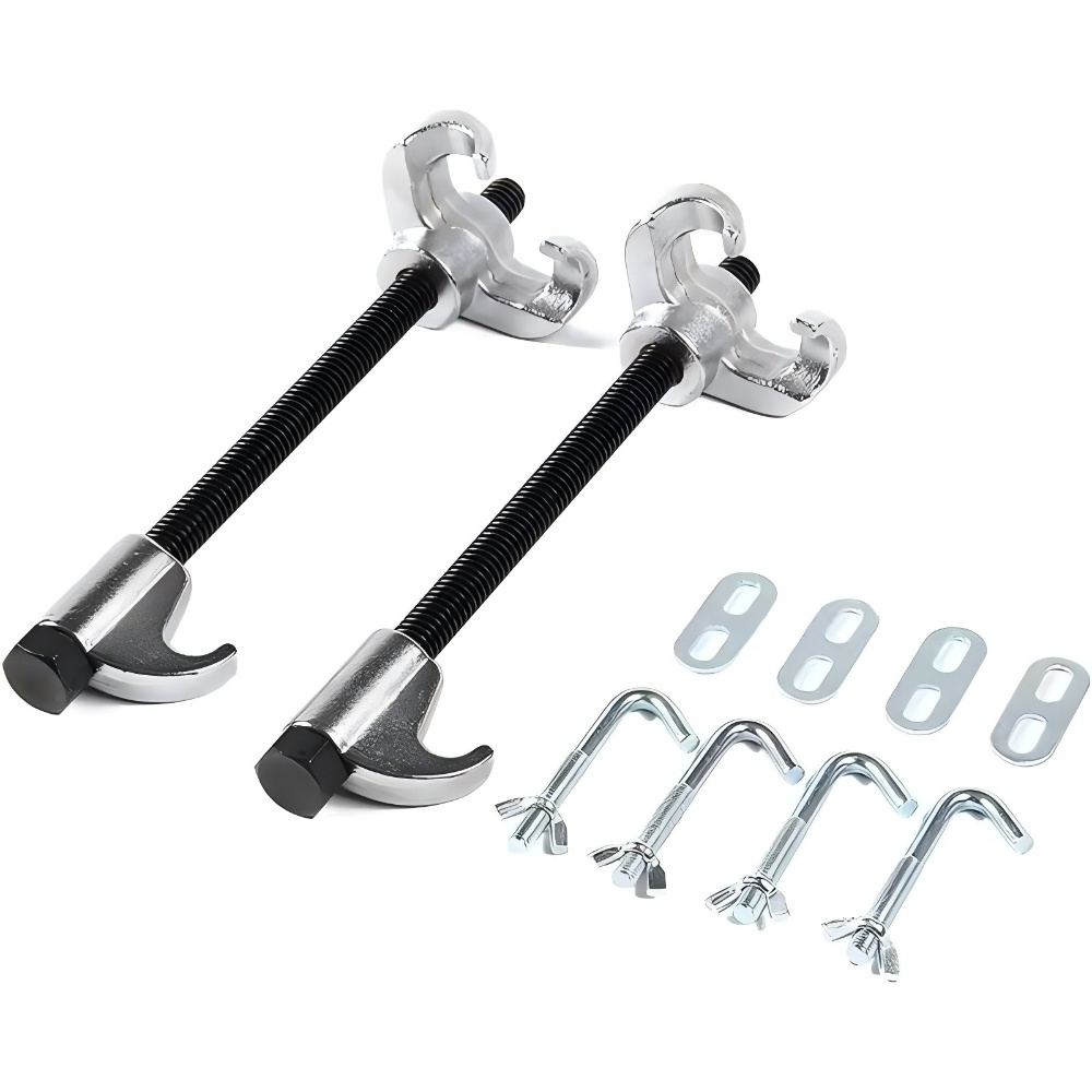 2pcs Heavy Duty 300mm Drop Forged Strut Spring Compressor with 2 Steel Jaw Claws