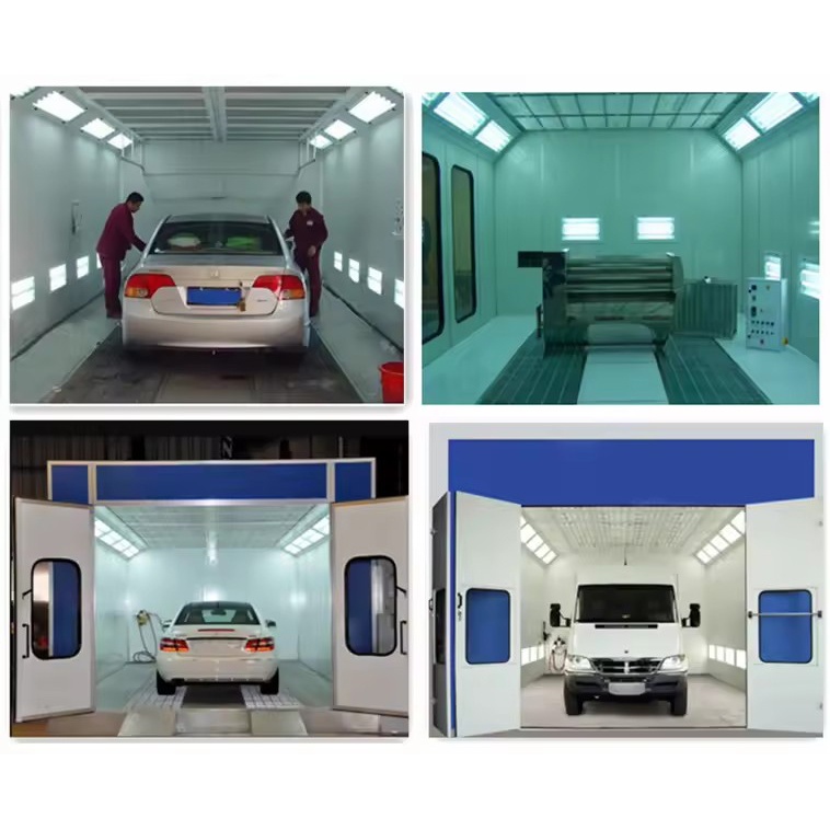 Auto Spray Booth Paint Room with Infrared Heating System