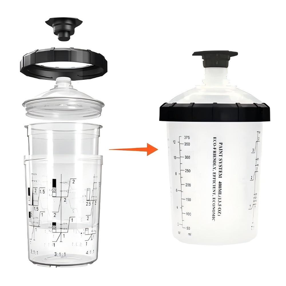 Spray Gun Cup/Paint Mixing Cup System 3.0
