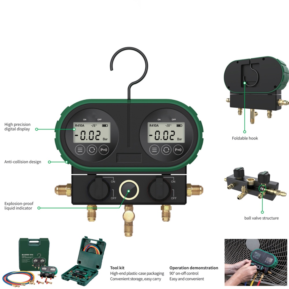 Digital Manifold Gauge Set