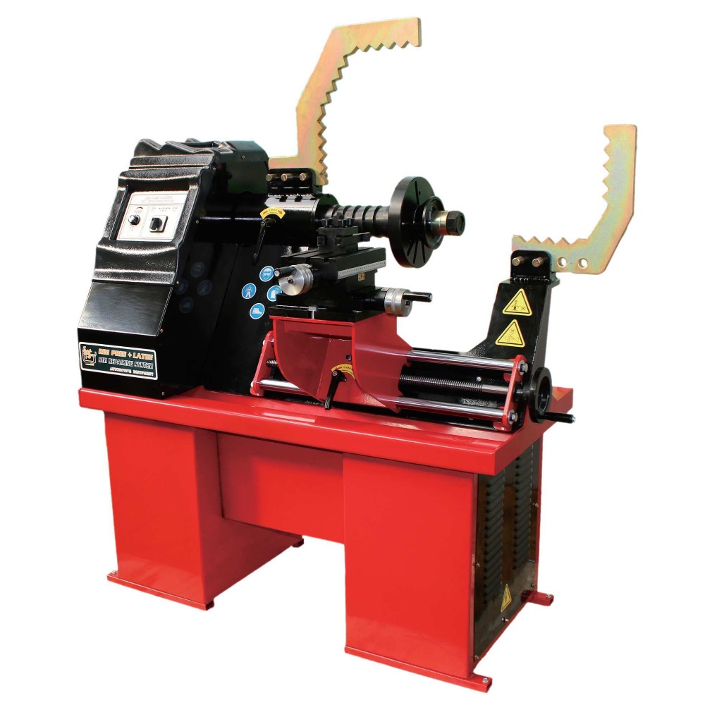 Aluminium-Rim Straightening Machine With Lathe ESW-95