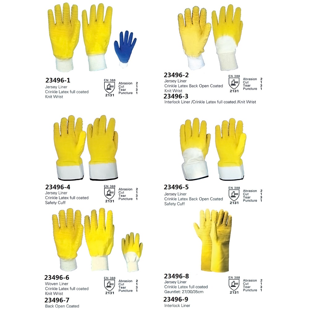 Heavy Duty Latex/Nitrile Gloves