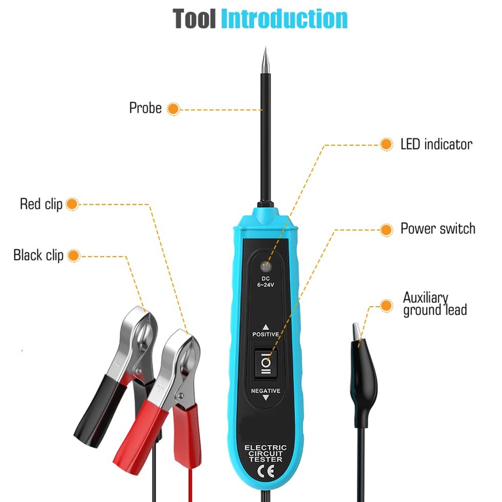 Power Probe Automotive Electrical‌ Circuit Tester 6-24V