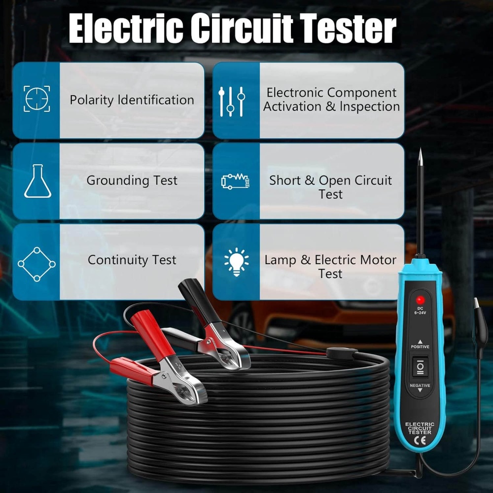 Power Probe Automotive Electrical‌ Circuit Tester 6-24V