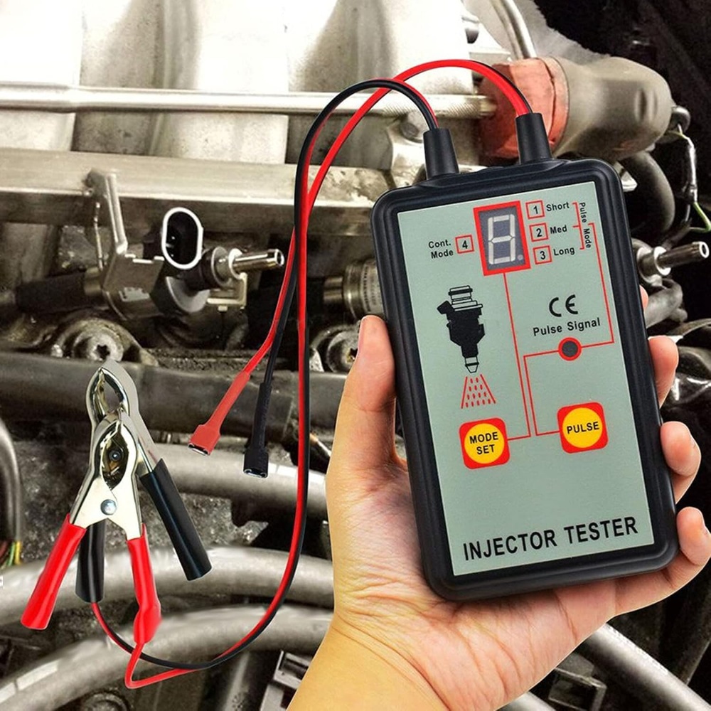 DC12V 4 Pulse Modes Handheld Ignition Fuel Injector Tester