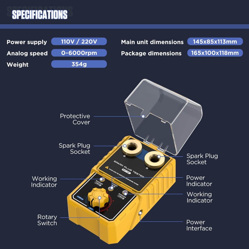 Car Spark Plug Tester & Automotive Ignition Tools