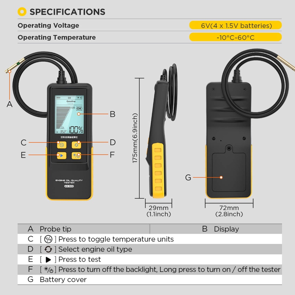 Digital Engine Oil Tester