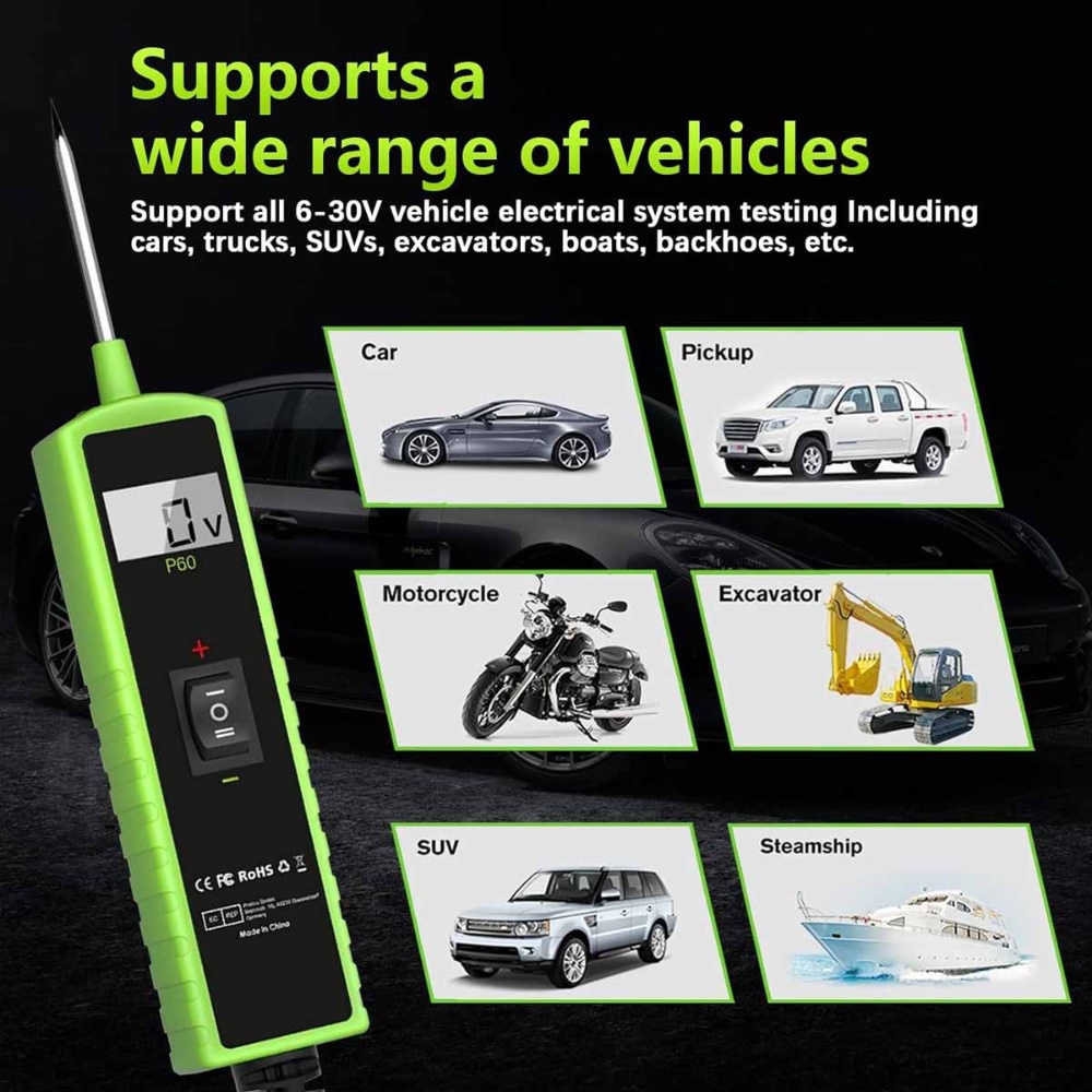Power Probe Automotive Electrical Circuit System Analyzer 6-30V
