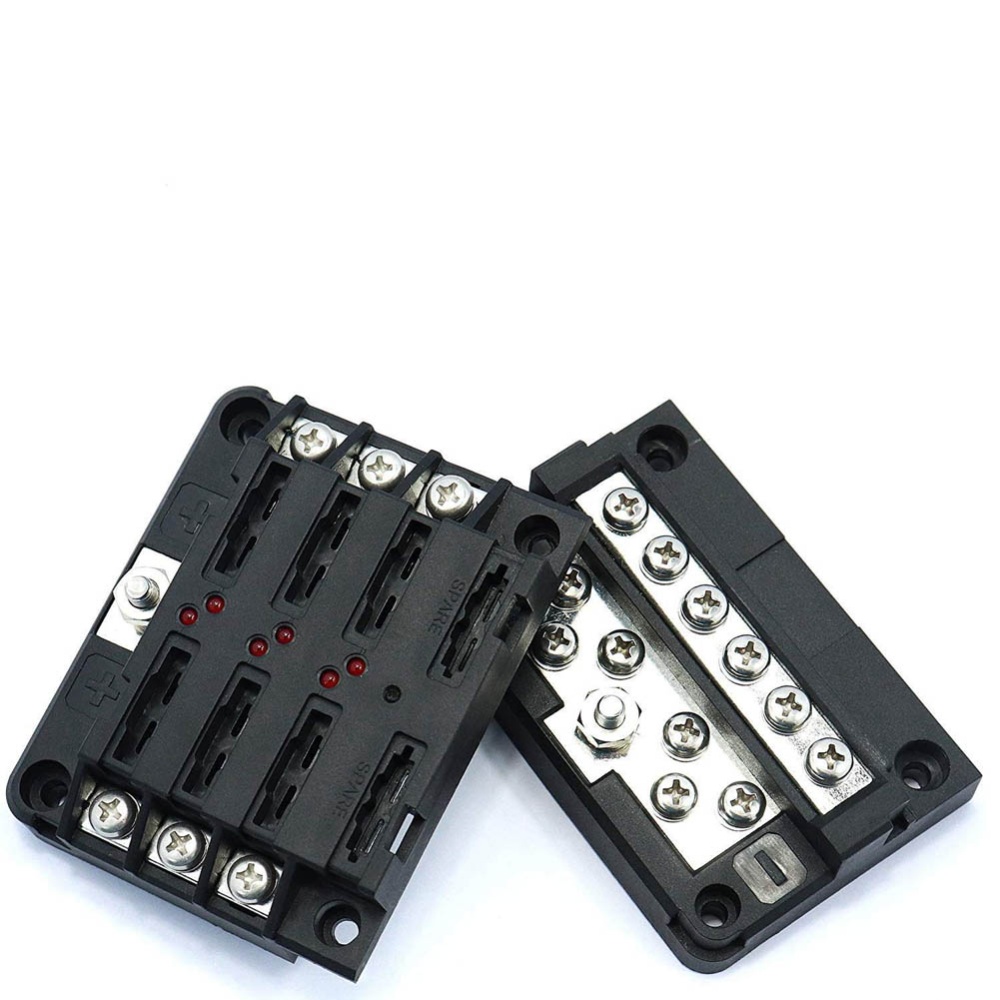 Fuse Block with Negative Bus Bar