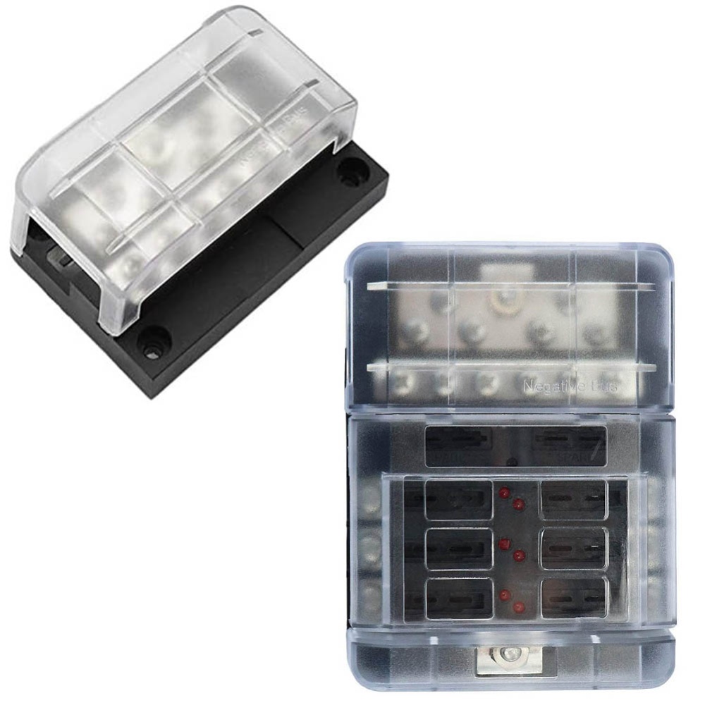 Fuse Block with Negative Bus Bar