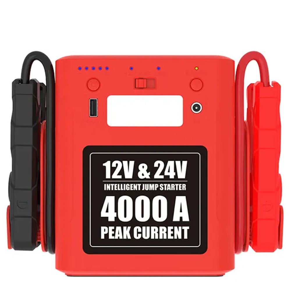12V/24V 4000A Truck Intelligent Jump Starter (56000mAh)