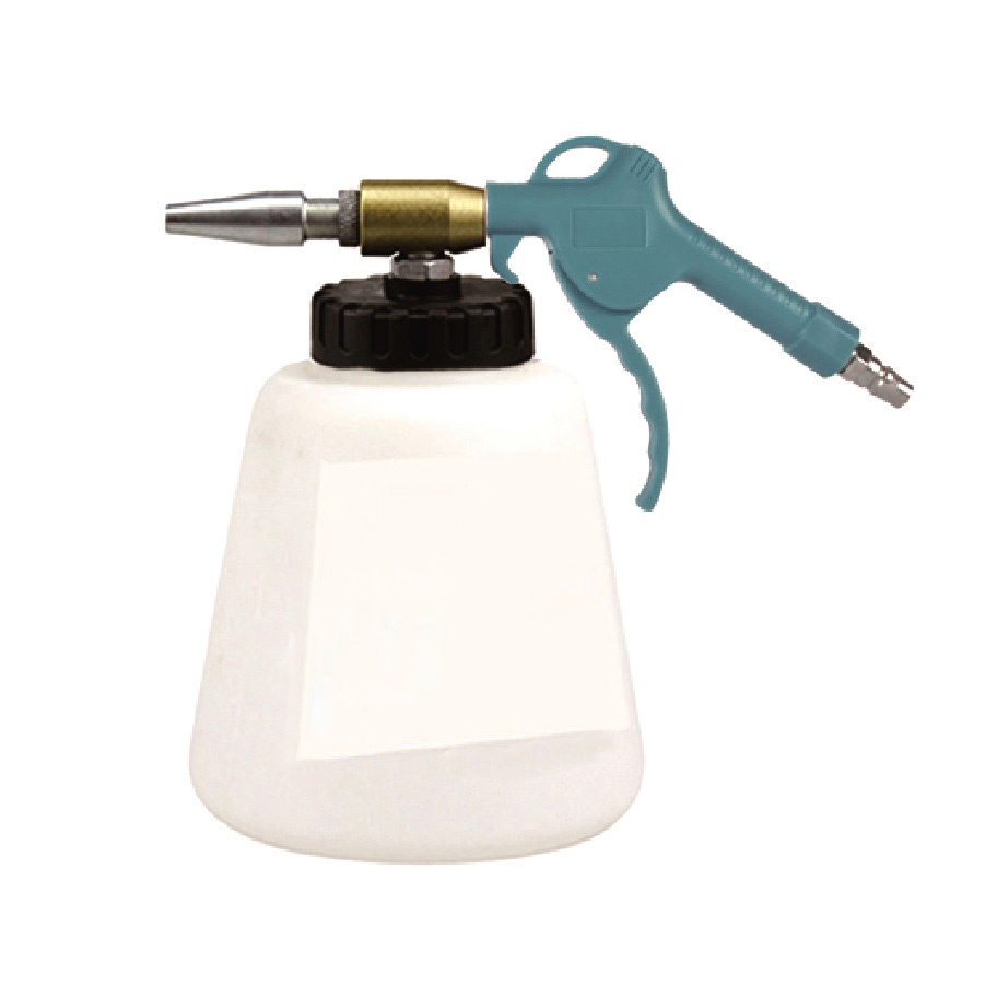 Pneumatic soda spary pot