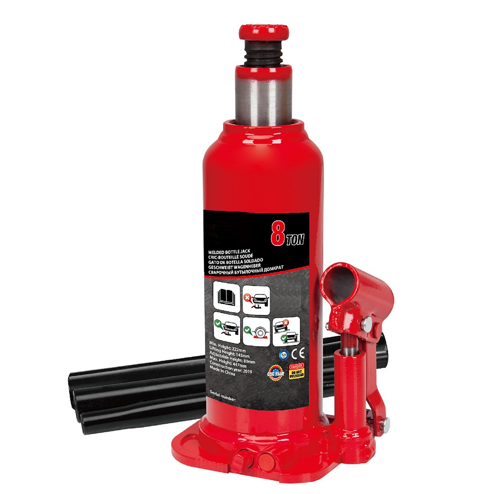 Welded Bottle Jack with Steel Base