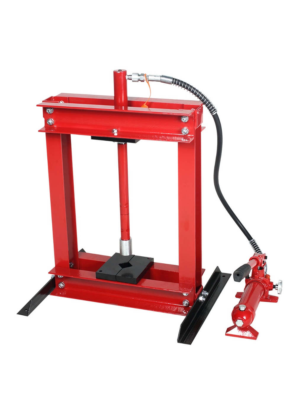 Shop Press with Double Speed Manual Pump and Gauge