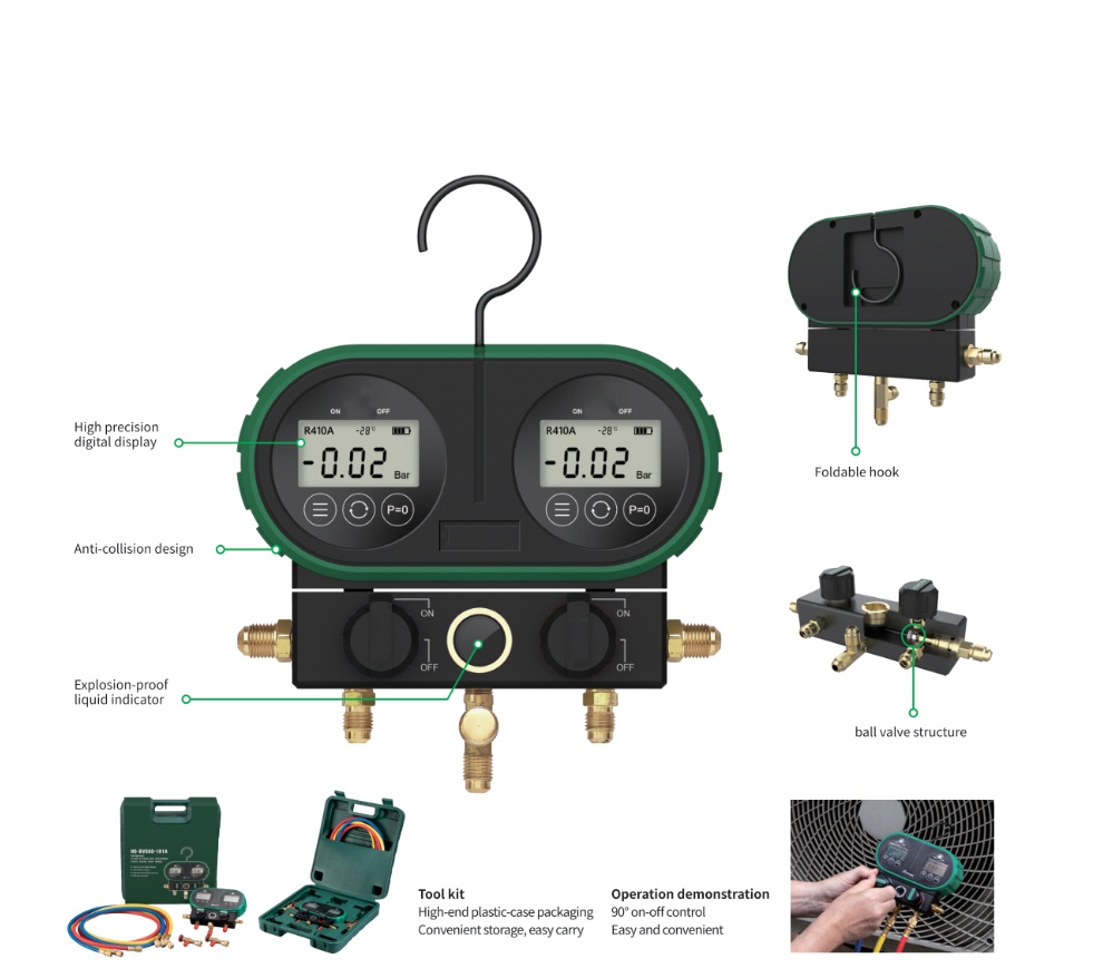 Digital Manifold Gauge Set