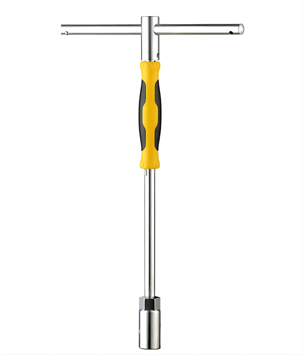 Sliding T-Type Socket Wrench With Plastic Handle
