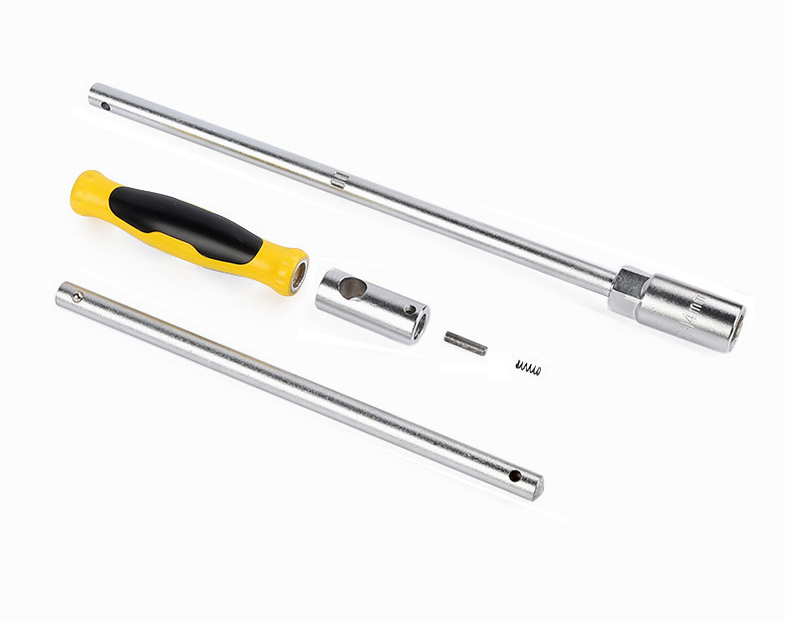 Sliding T-Type Socket Wrench With Plastic Handle