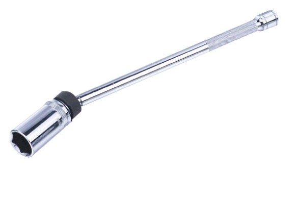 Long handle Universal Spark Plug Socket Wrench W/Magnetic Swivel