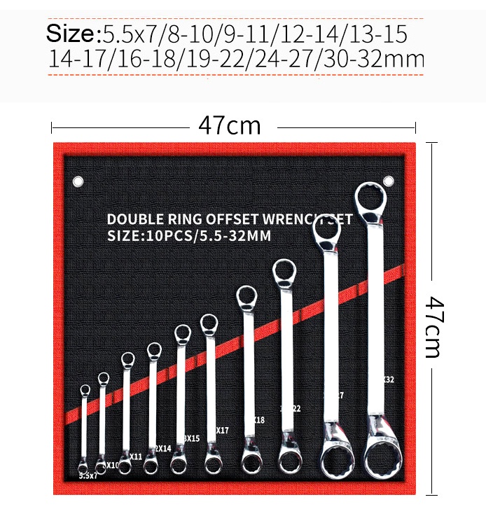 Offset Ring Wrench Set