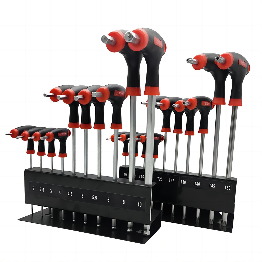 10pcs T-Handle Hex Key Set