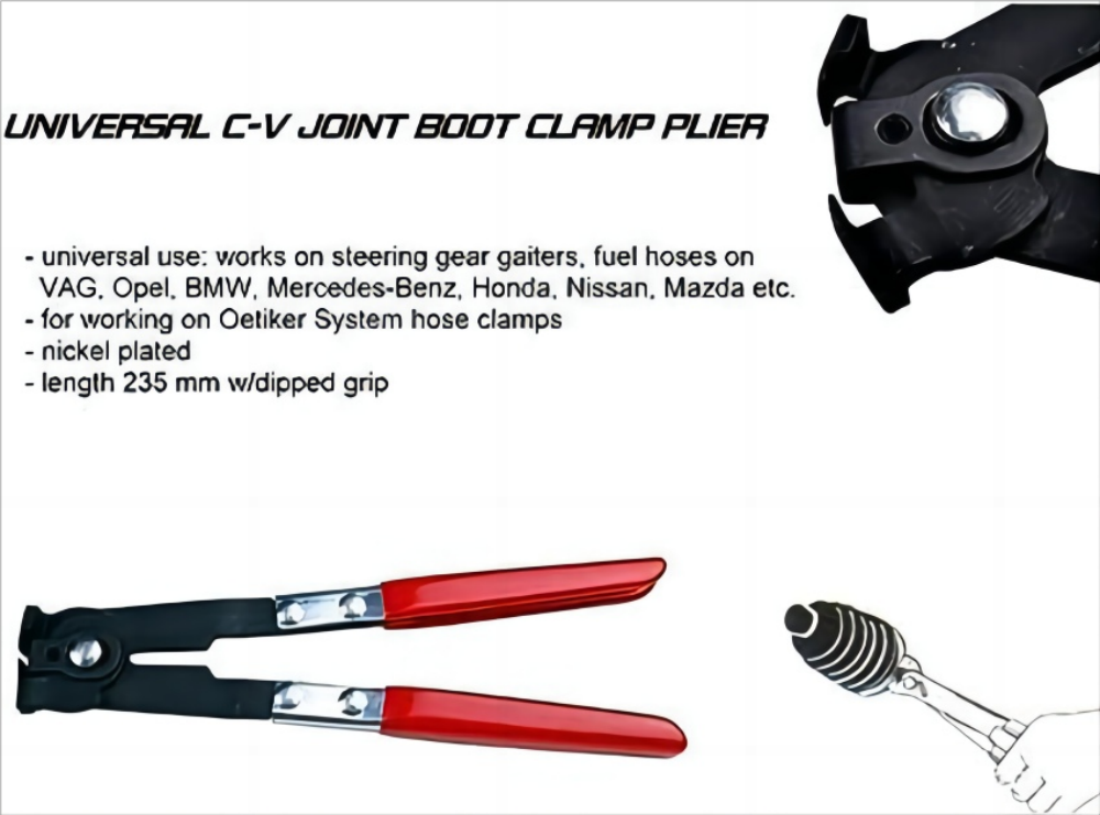2pcs cV Boot clamp pliers set