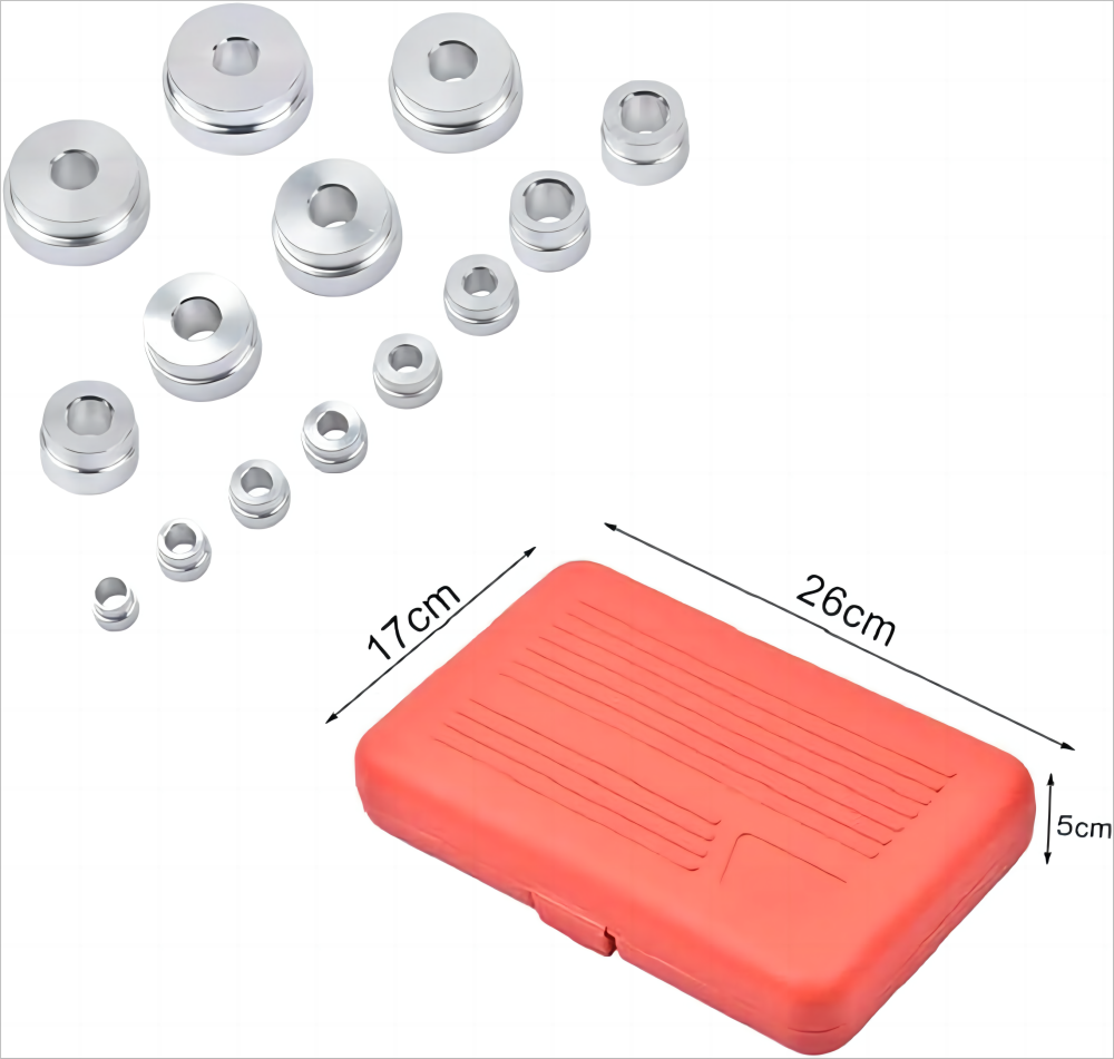 17pcs Bearing and seal Driver set