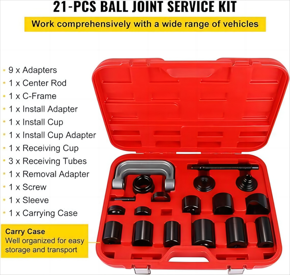 21pcs Master Adaptor set Ball Joint service kit