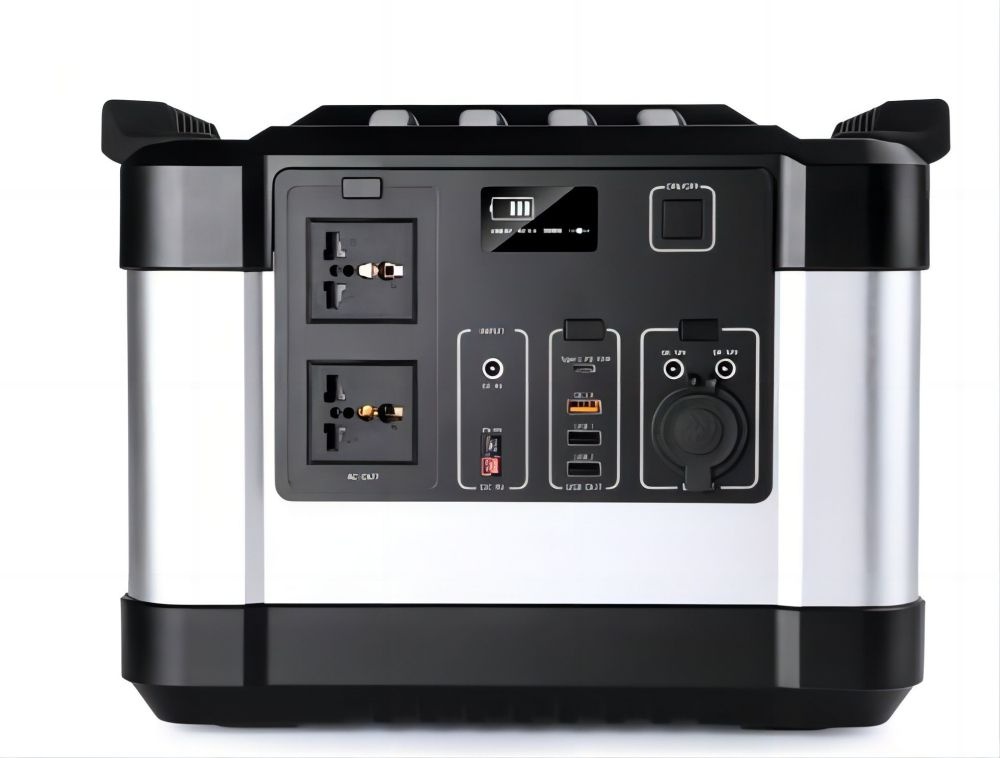 Portable Power Station High Capacity 1000W Solar Outdoor Camping UPS