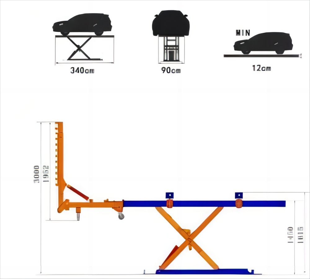 Auto Body Frame Machine Car Chassis Straightening Pulling Machine
