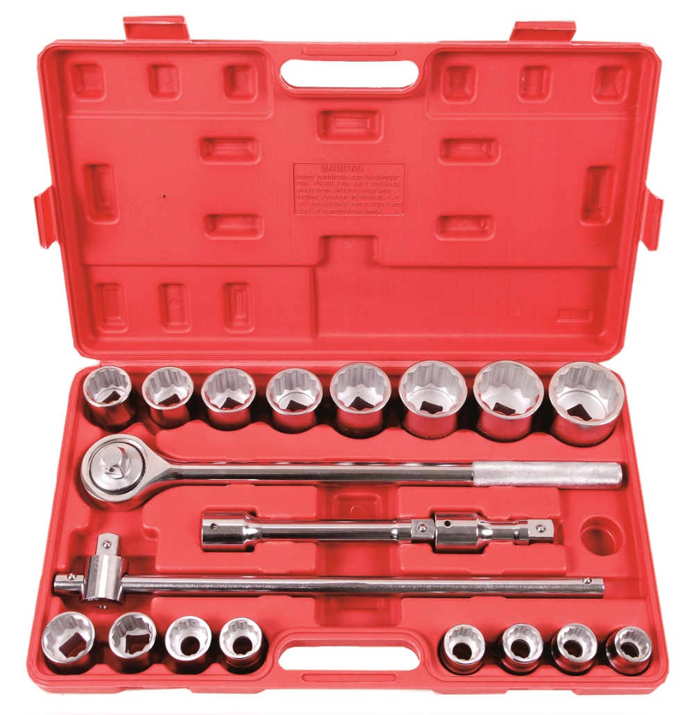21PC Socket Set 3/4"Dr