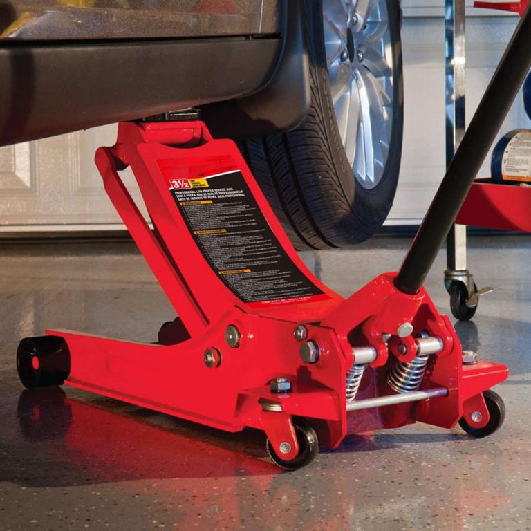 Slow Down Quick Lift Low Profile Double Pump Floor Jack