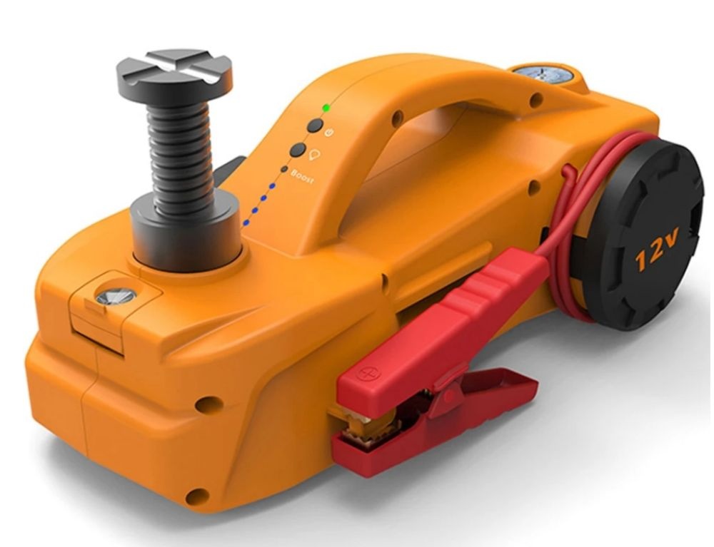 HYDRAULIC CAR JACKS JUMPSTARTER WITH COMPRESSOR