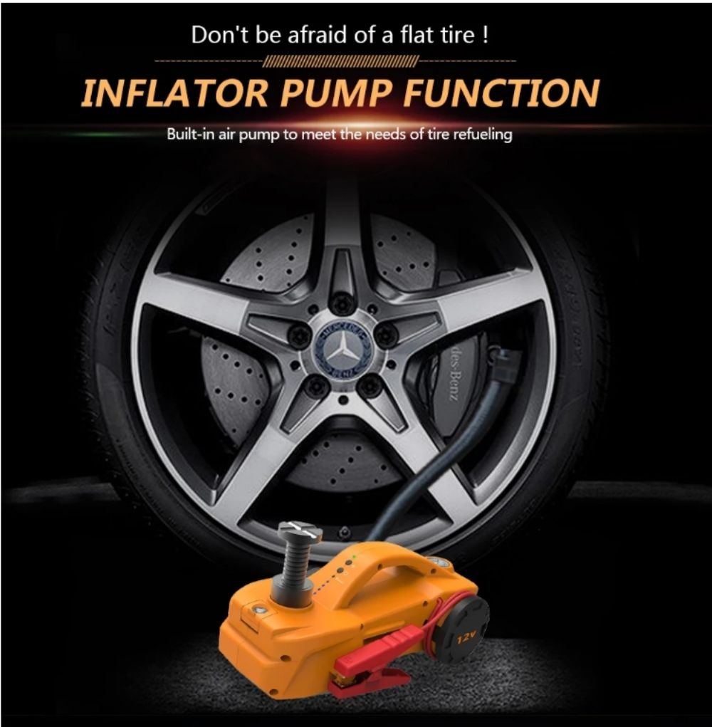 HYDRAULIC CAR JACKS JUMPSTARTER WITH COMPRESSOR