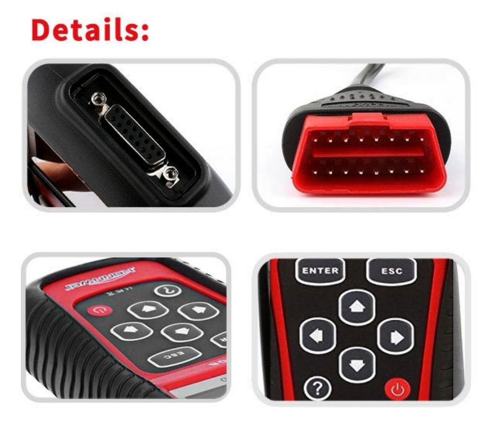 Handheld OBD2 engine scanner