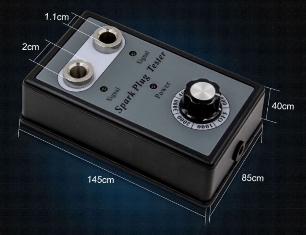 Adjustable Double Hole Car Spark Plug Tester Detector Ignition Plug Analyzer Diagnostic Tool
