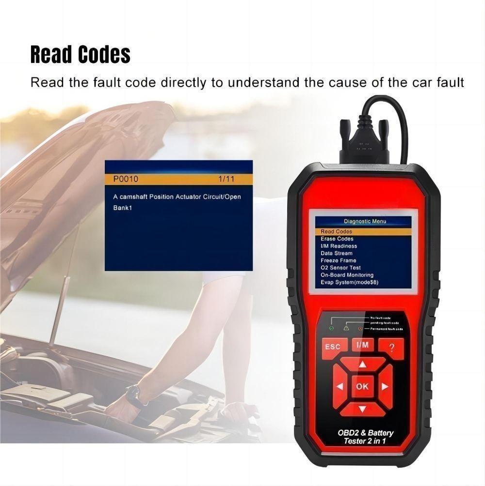OBD II Diagnostic Tool 2 in 1