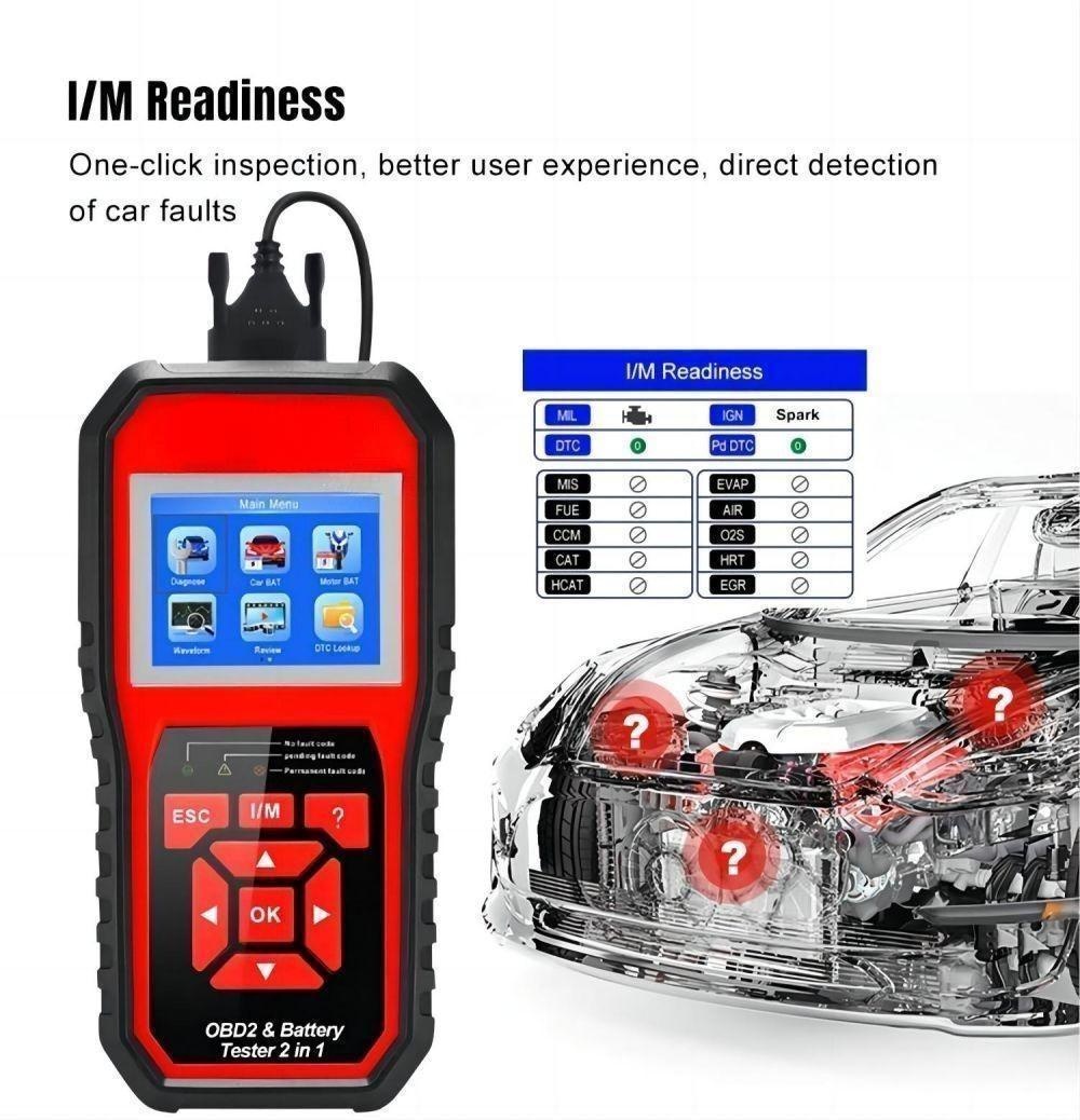 OBD II Diagnostic Tool 2 in 1