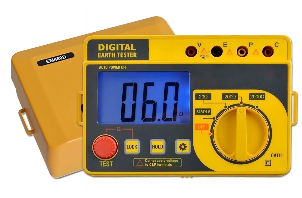 Digital Earth Resistance Tester