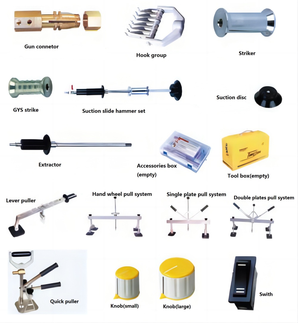 Accessories of Auto Appearance Repair Machine