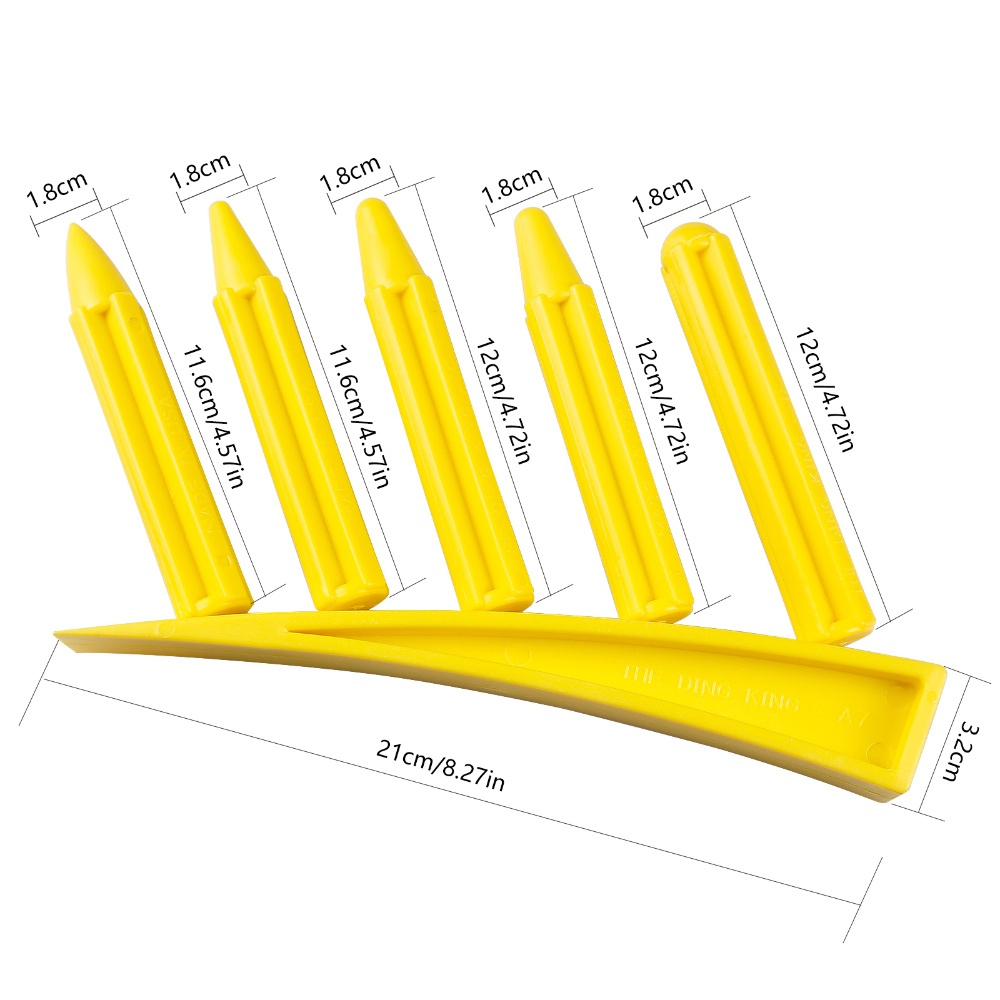 13 Crowbars professional car dent repair tool push hook rods tool for car dent repairing