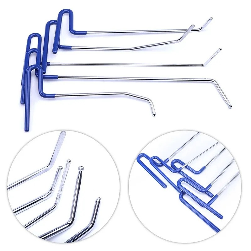 5pcs Professional Hook Rods for paintless car dent remover