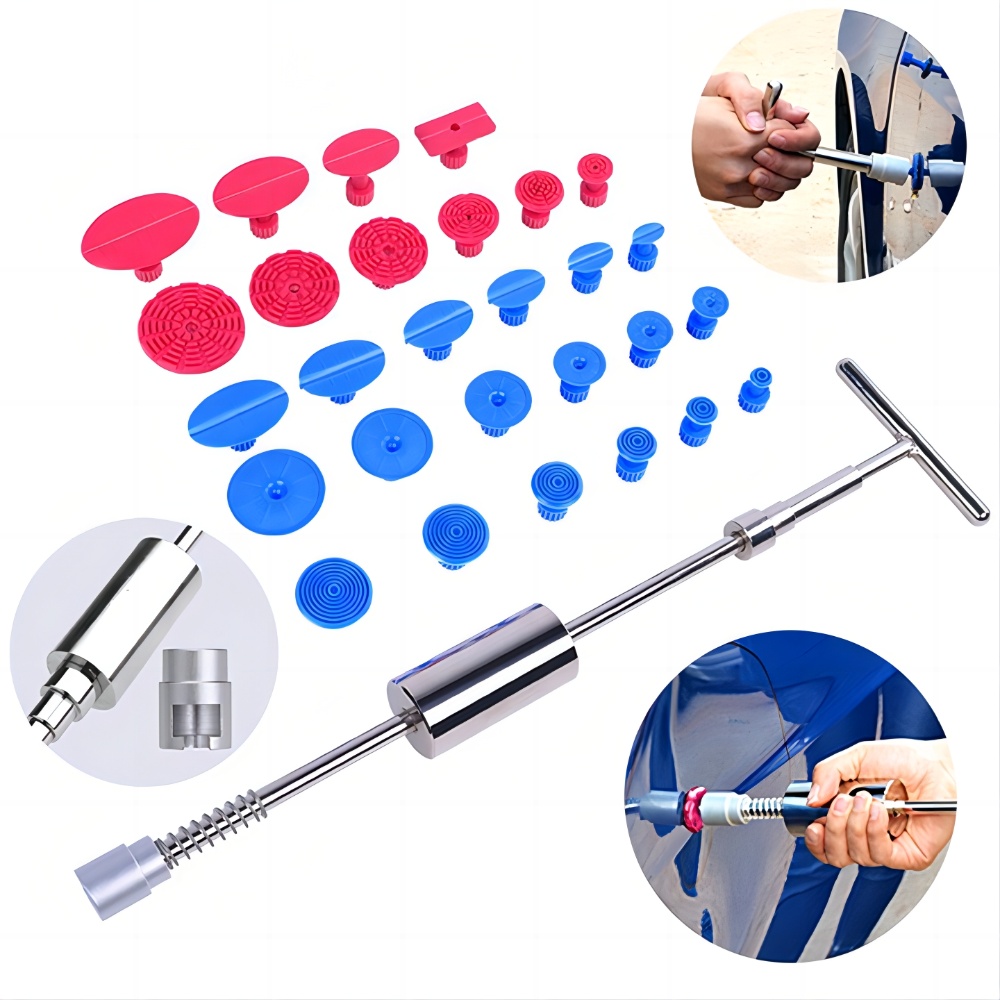 29pcs Paintless Dent Removal Tools Dent Puller Repair Kit
