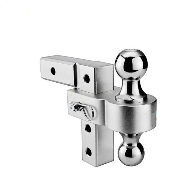 2-Ball Adjustable Aluminum Trailer Hitch