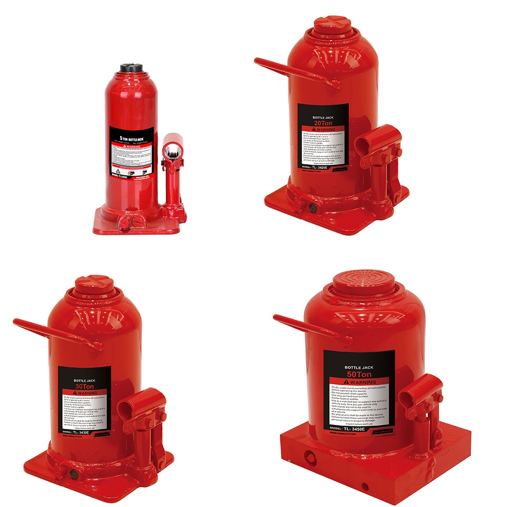 Welded Hydraulic Bottle Jack with Casting Base