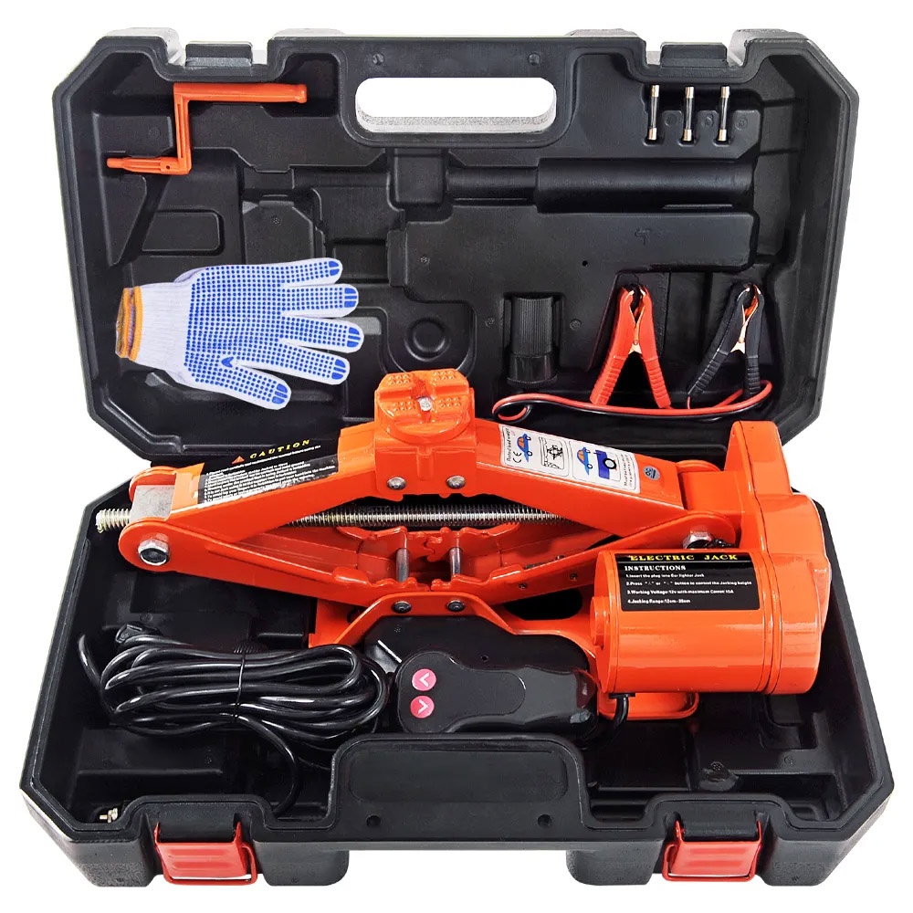 DC12V Electric Hydraulic Scissor Jack Set