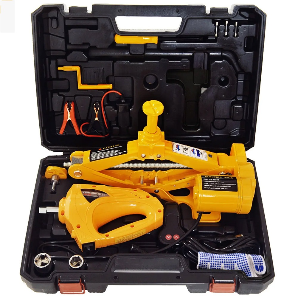 DC12V Electric Hydraulic Scissor Jack Set